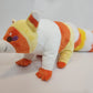 Raccoon plush (candy corn, minky)