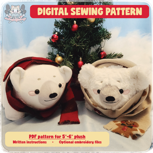 SEWING PATTERN - Cozy Bear Plush
