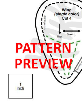 SEWING PATTERN - Caramel & candy apple owls