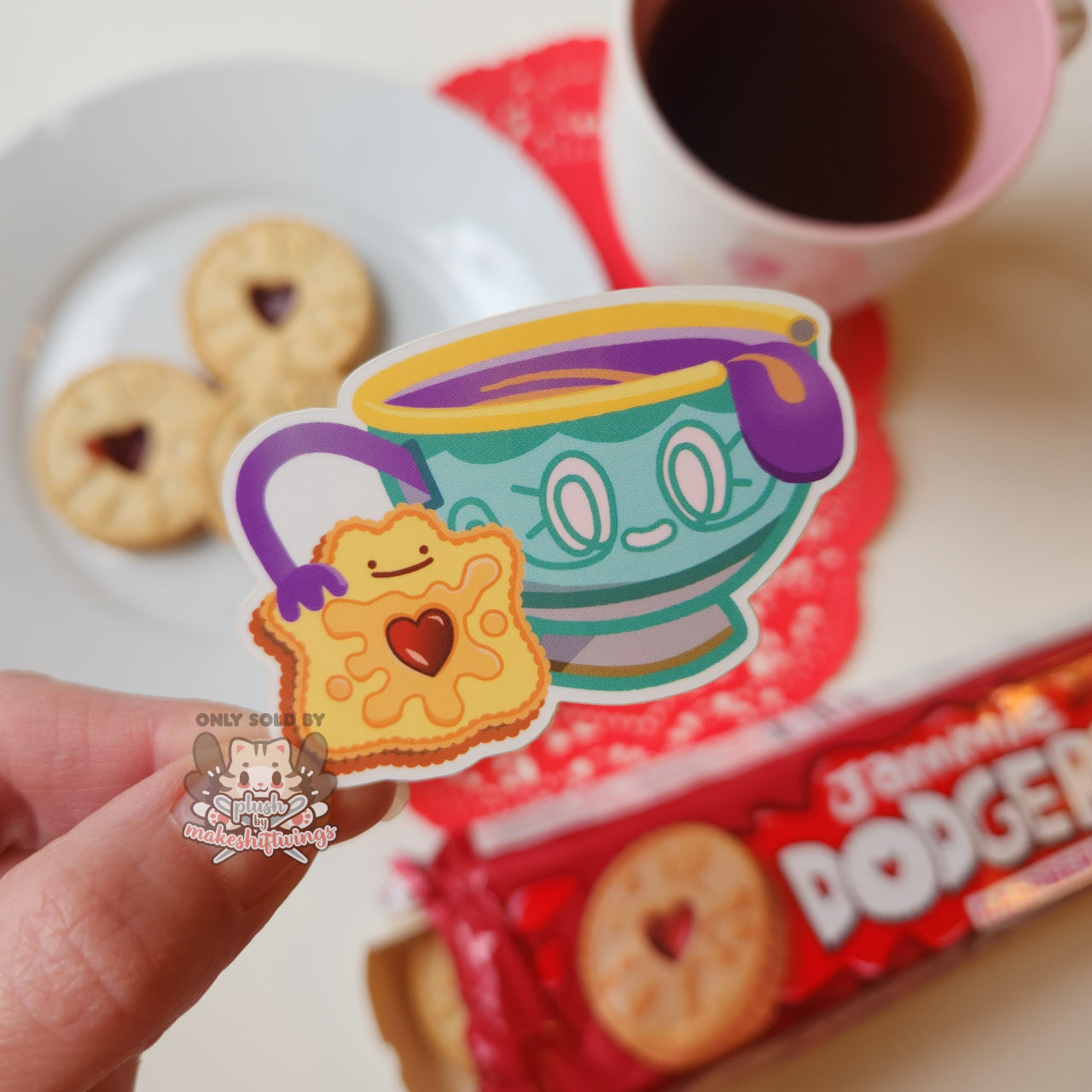 Tea and Biscuit Sticker