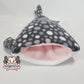 Whale Shark Plush (Fleece, black spots)