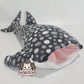 Whale Shark Plush (Fleece, black spots)