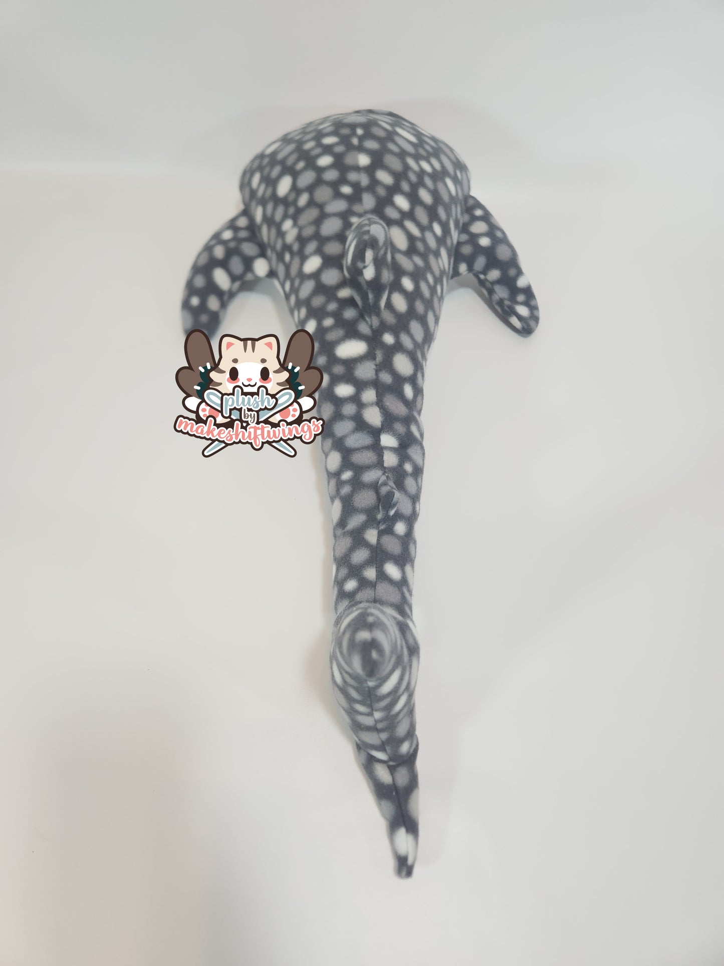 Whale Shark Plush (Fleece, black spots)