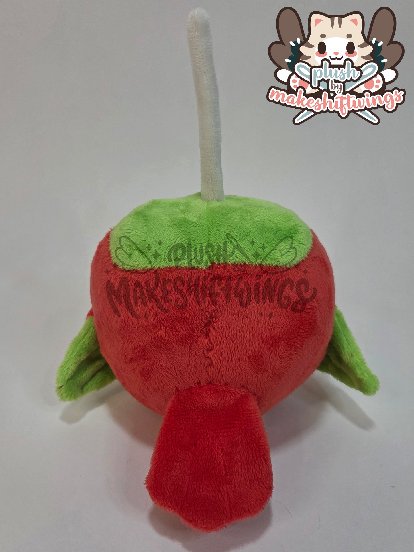 Candy apple owl plush