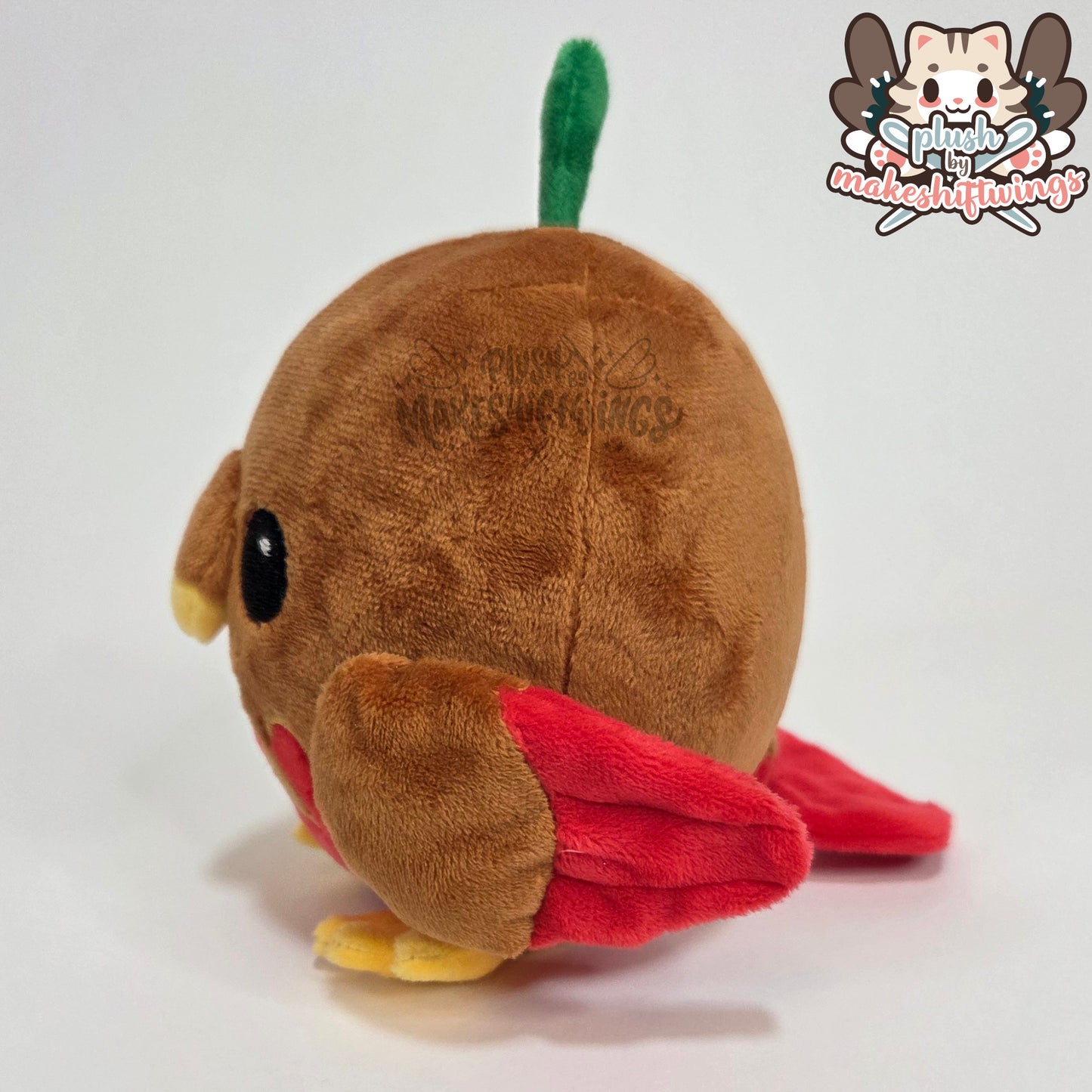 Caramel apple owl plush