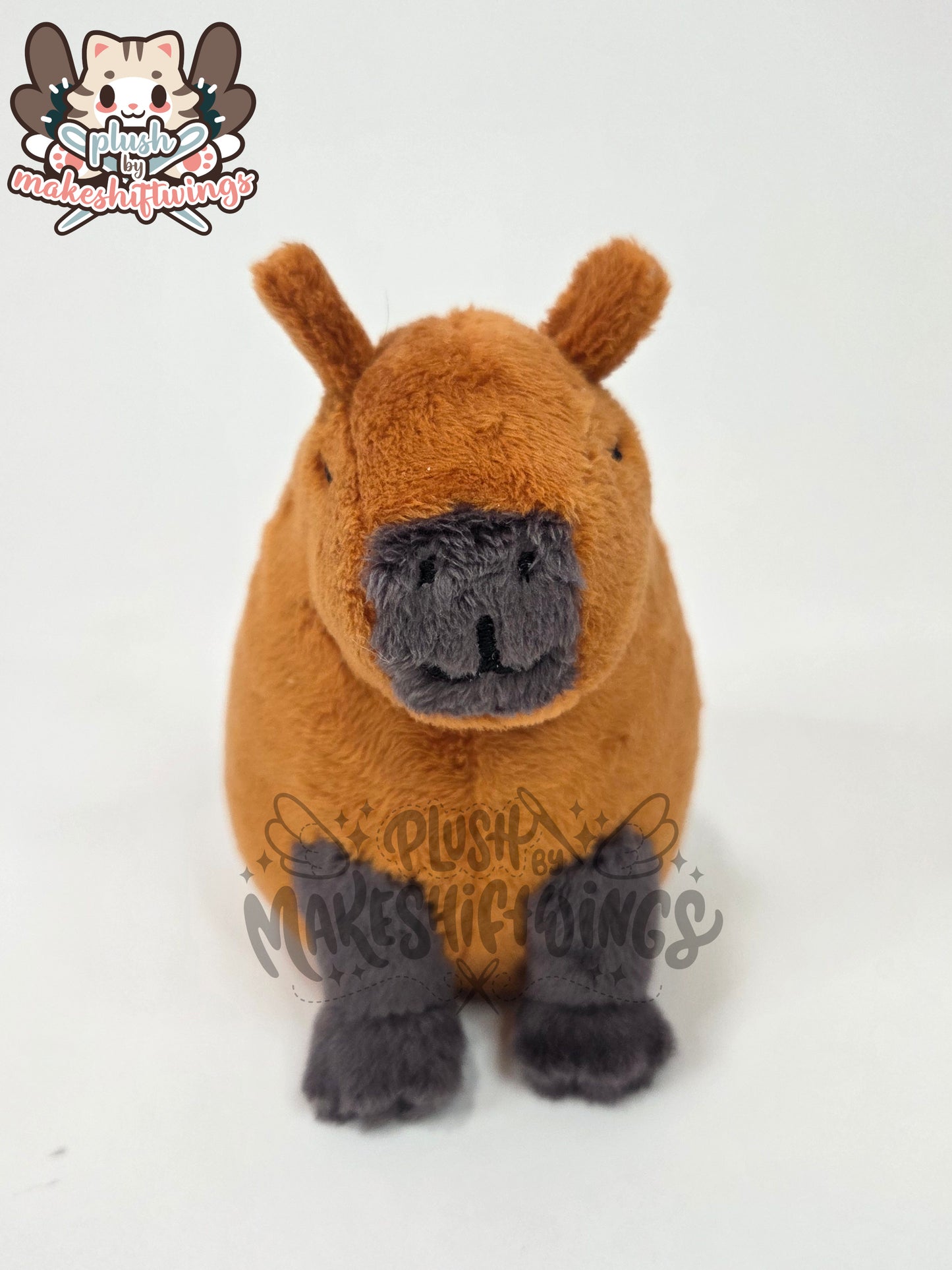 Capybara ramen bowl (minky, closed eyes)