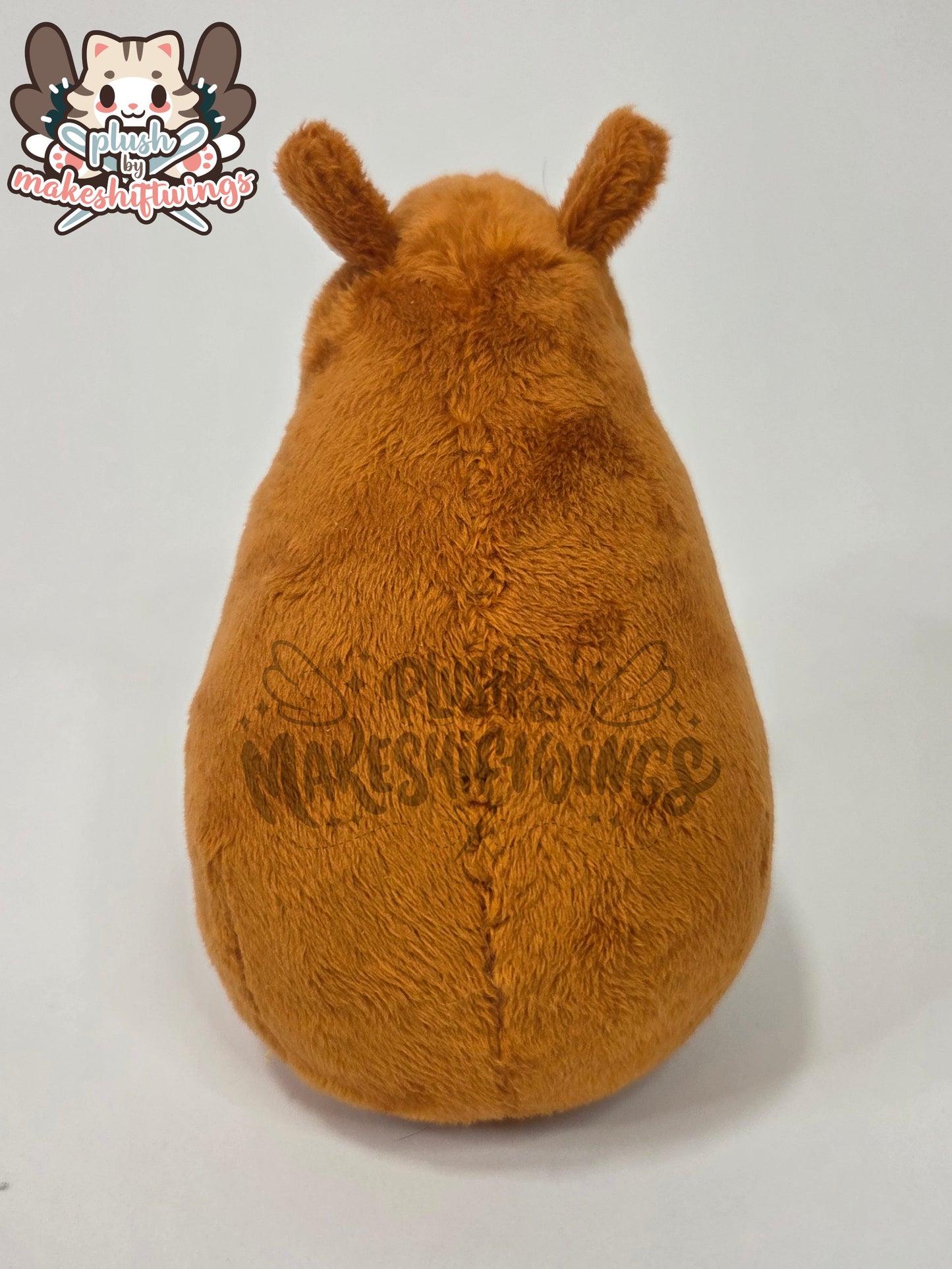 Capybara ramen bowl (minky, closed eyes)