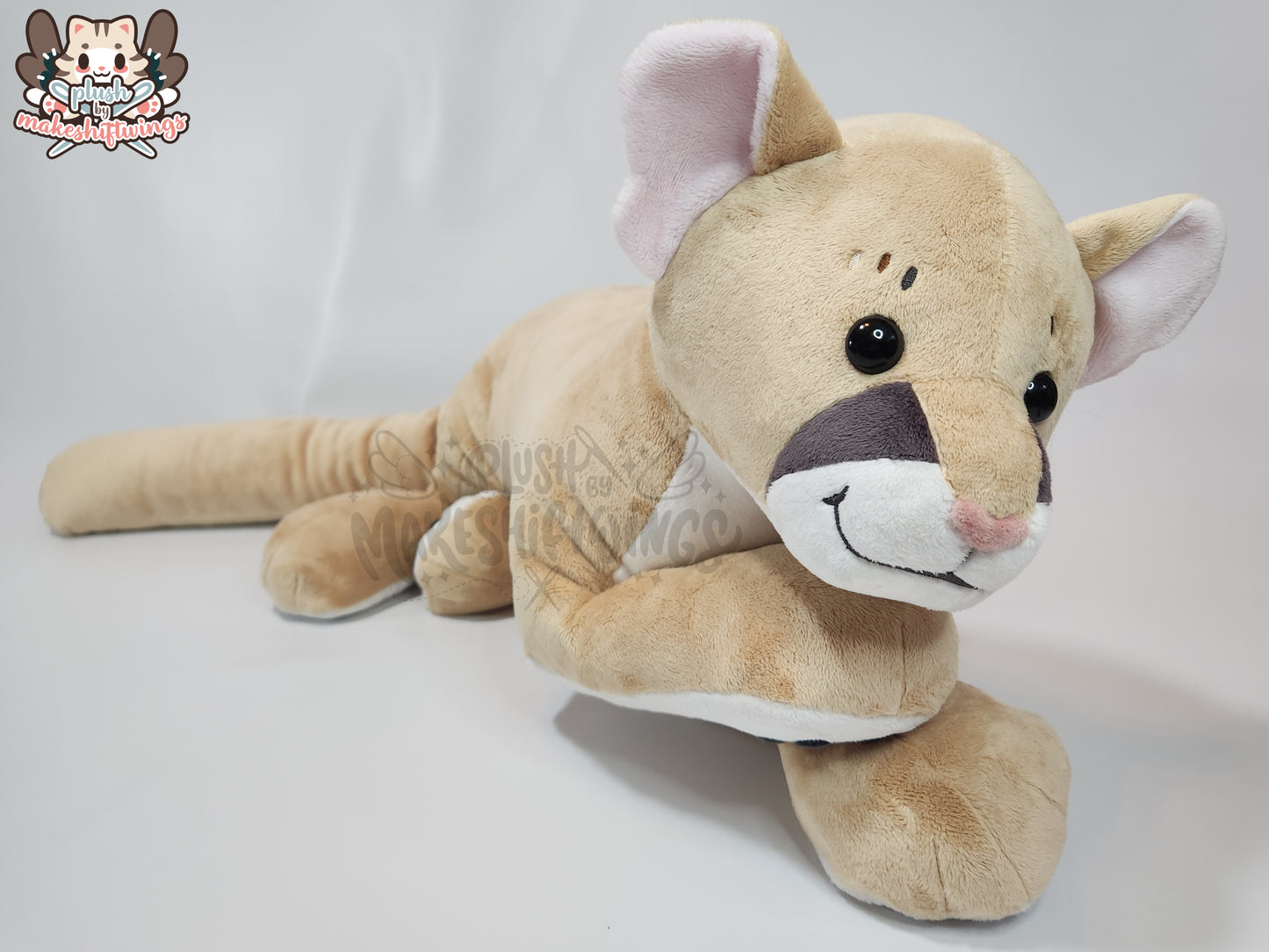 SEWING PATTERN - 2 ft.+ Floppy Big Cat Plush