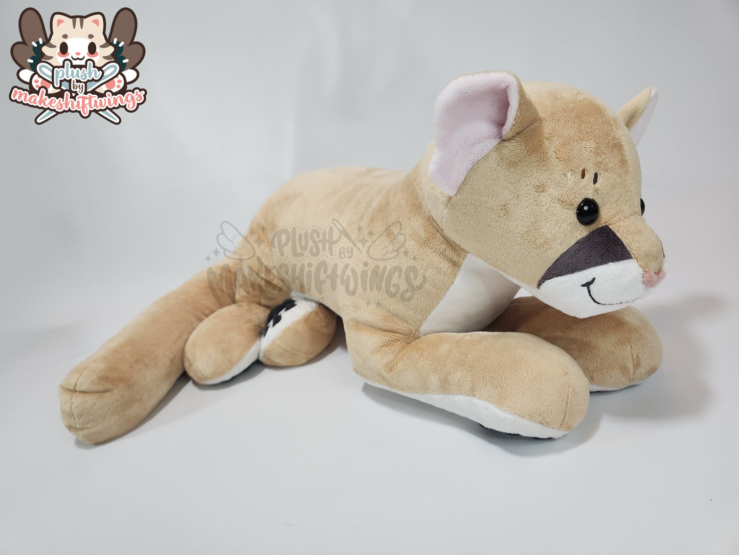 SEWING PATTERN - 2 ft.+ Floppy Big Cat Plush