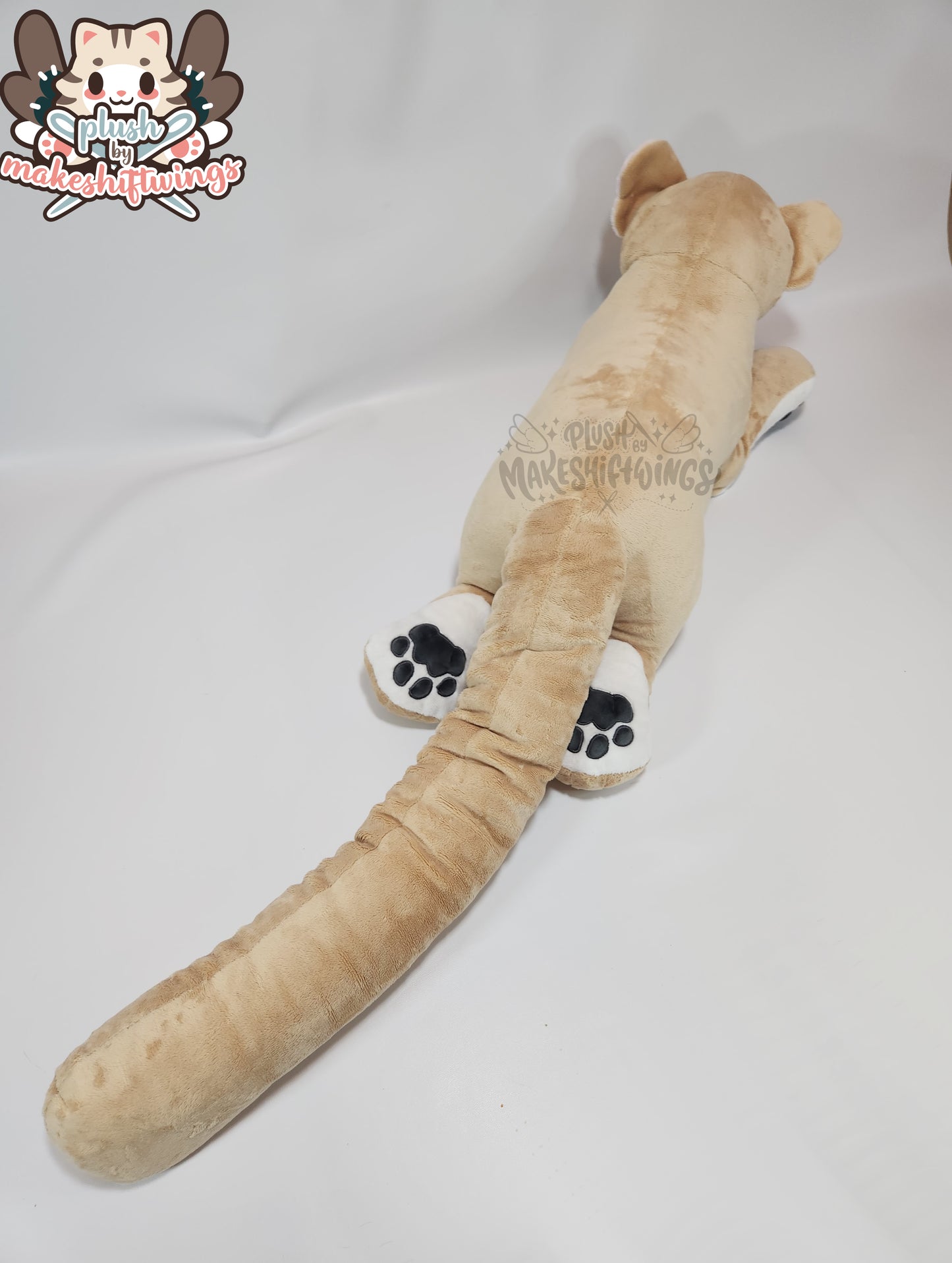 SEWING PATTERN - 2 ft.+ Floppy Big Cat Plush