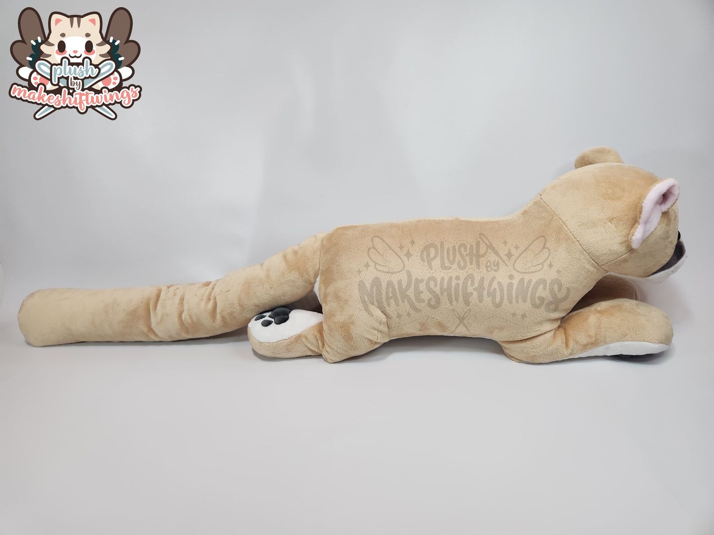 SEWING PATTERN - 2 ft.+ Floppy Big Cat Plush