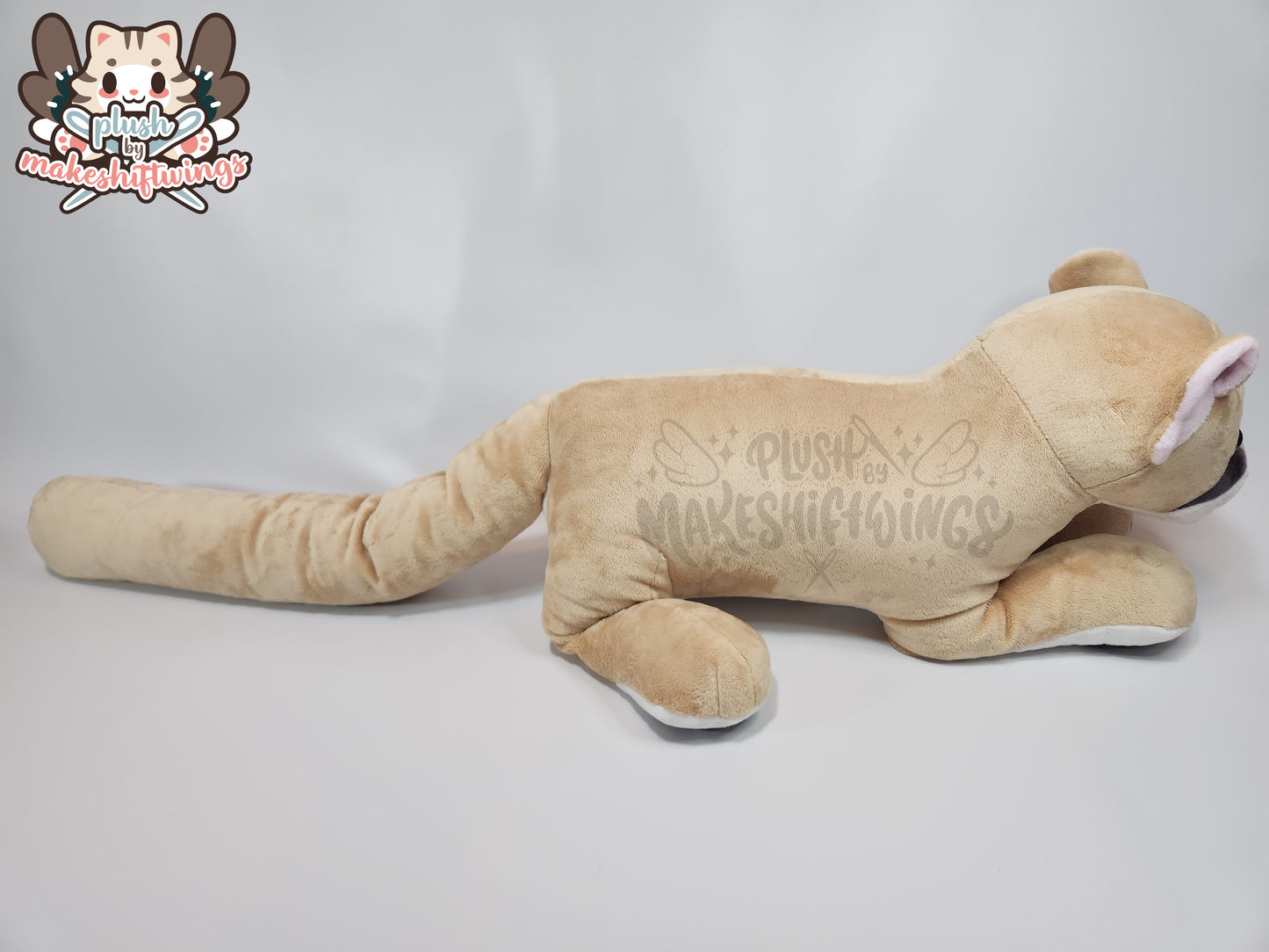 SEWING PATTERN - 2 ft.+ Floppy Big Cat Plush