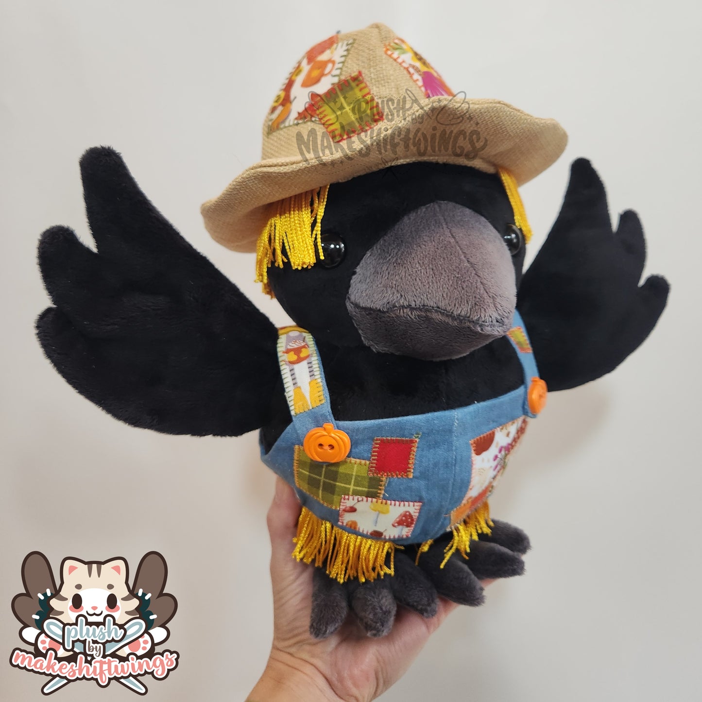 SEWING PATTERN - Scarecrow Crow Plush