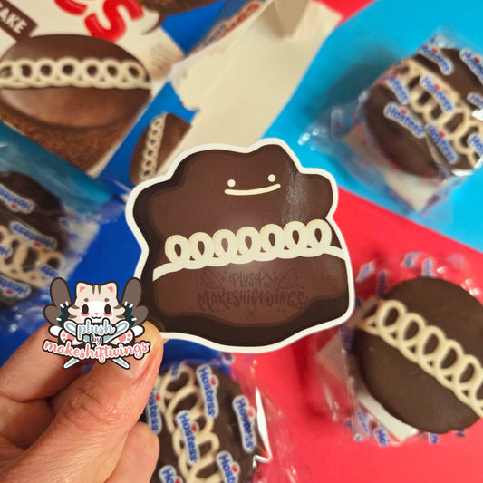 Chocolate cupcake sticker