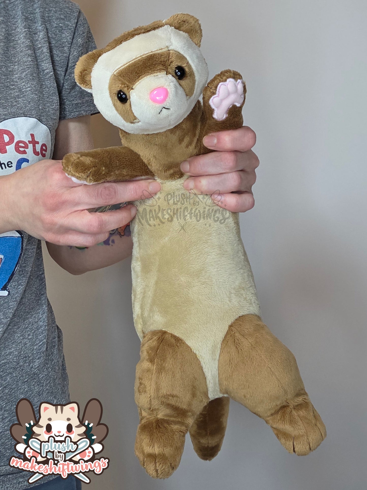 Sable ferret plush