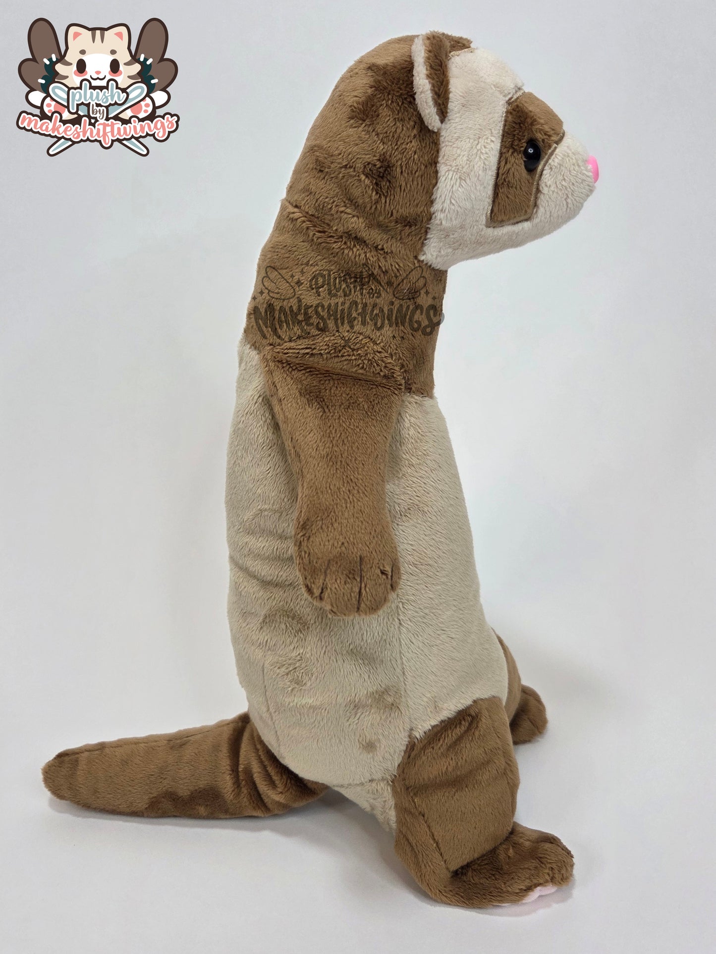 Sable ferret plush