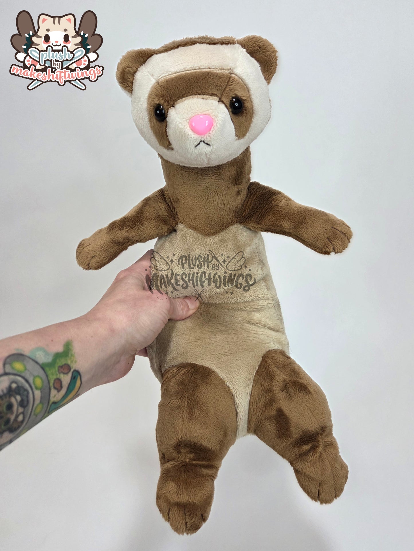 Sable ferret plush