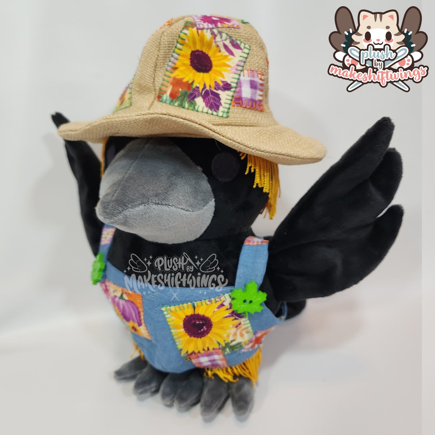 Scarecrow Crow Plush (1mm minky)