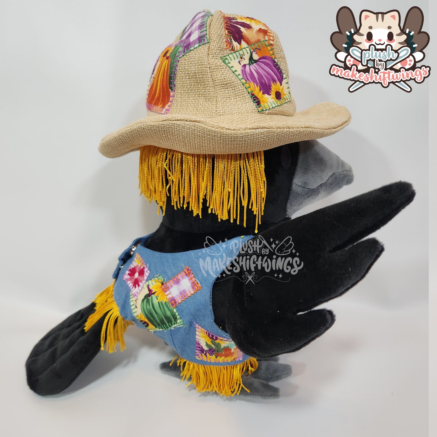 Scarecrow Crow Plush (1mm minky)