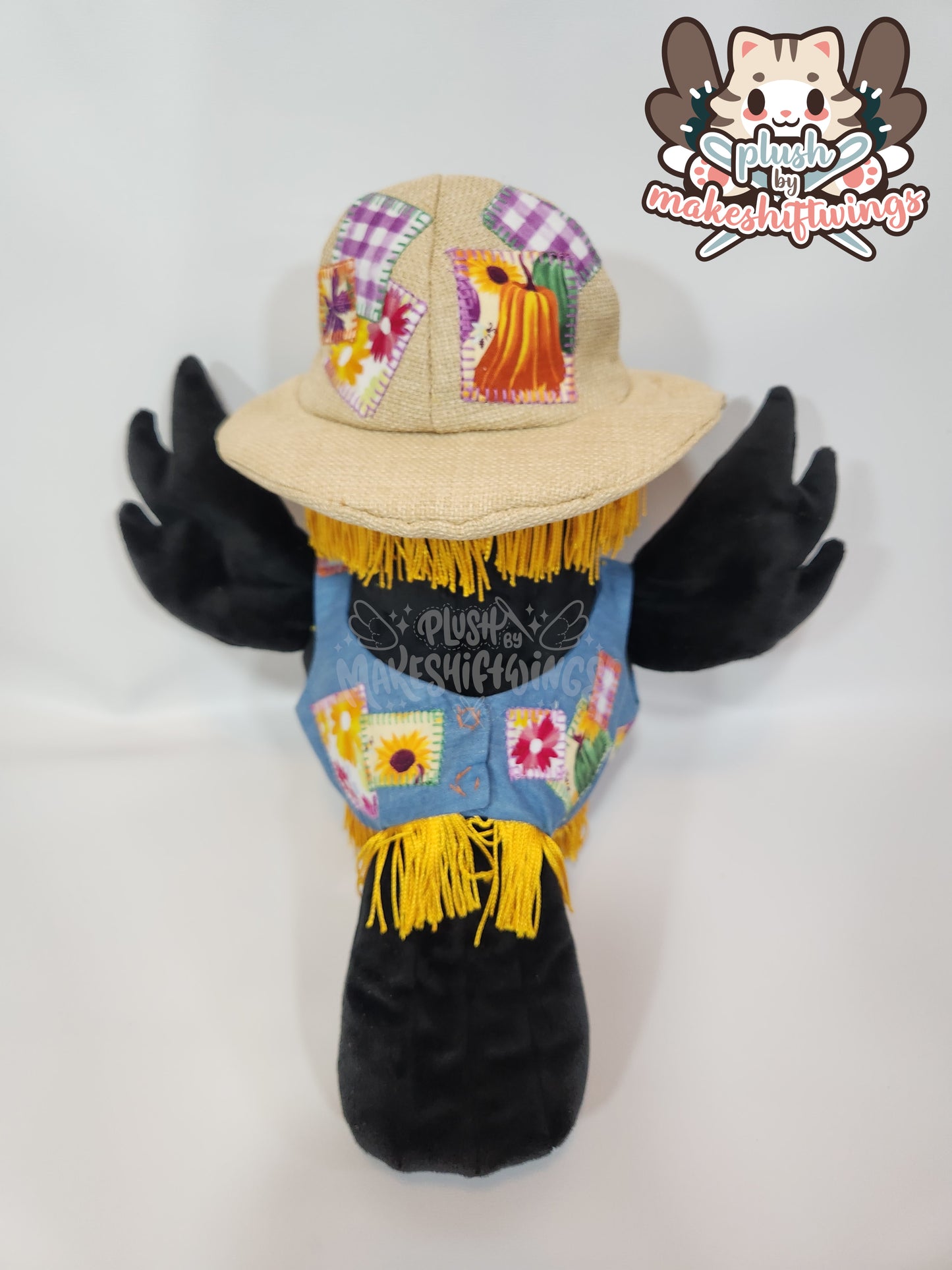 Scarecrow Crow Plush (1mm minky)