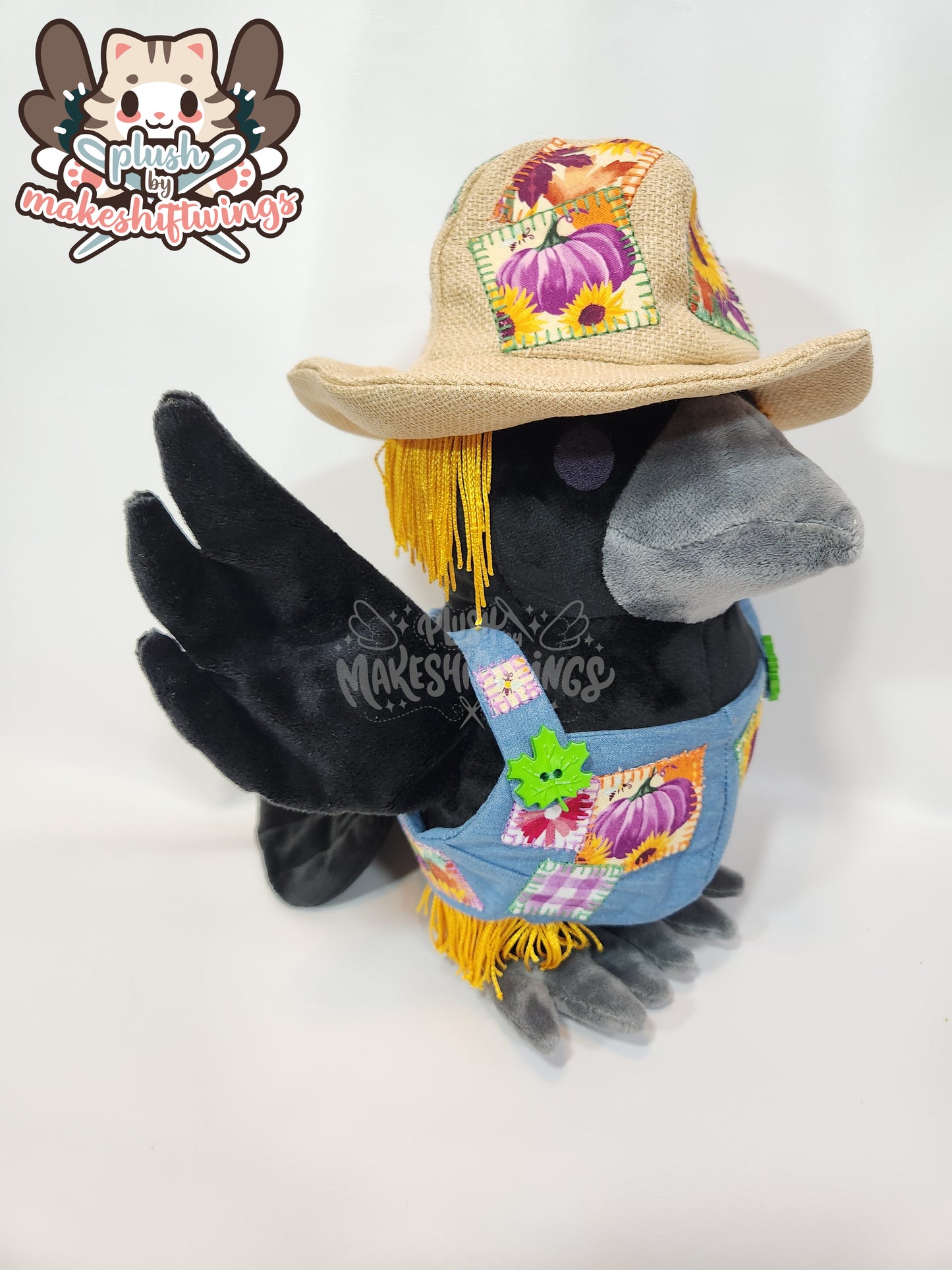 Scarecrow Crow Plush (1mm minky)