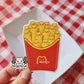 Fries Vinyl Sticker