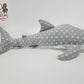 Whale Shark Plush (Fleece, grey spots)