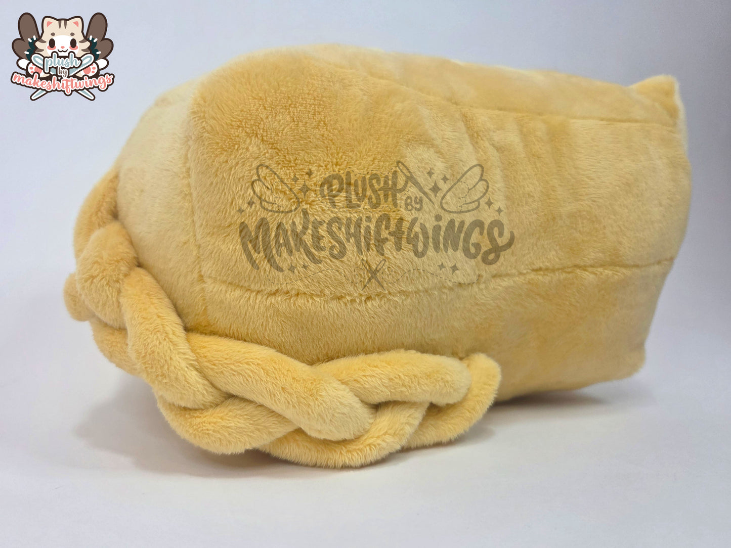 Cat bread loaf - 3mm minky (Plaited tail)