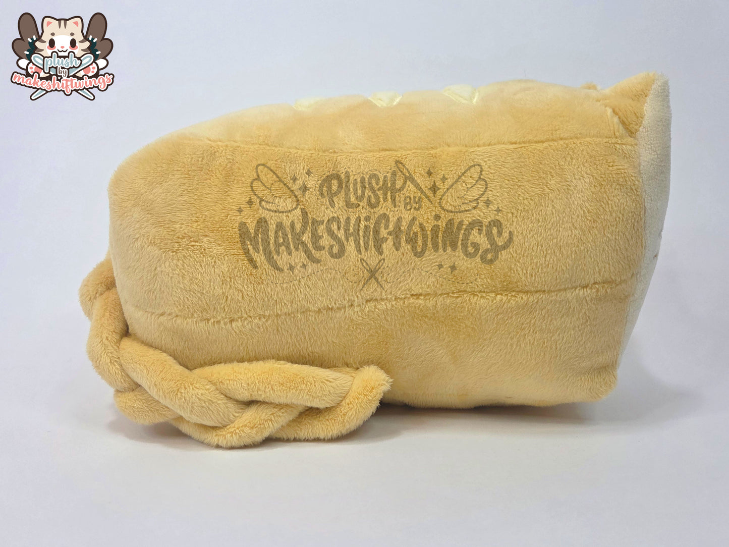 Cat bread loaf - 3mm minky (Plaited tail)