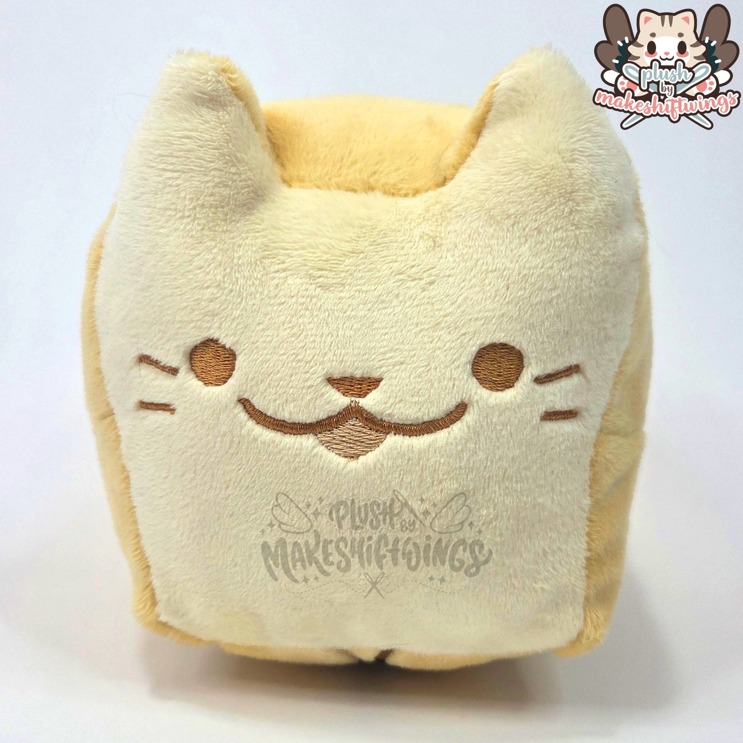 Cat bread loaf - 3mm minky (Plaited tail)