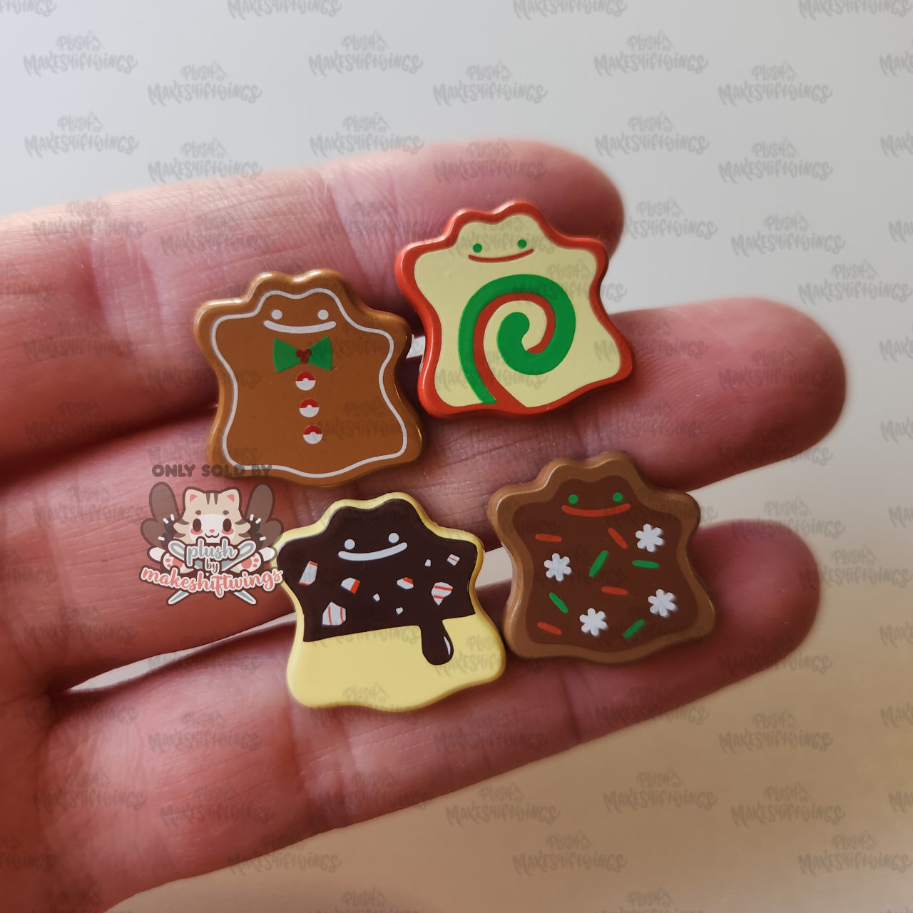 FULL SET - Mini Holiday Cookie Pins