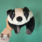 Flat Badger Plush (Minky)