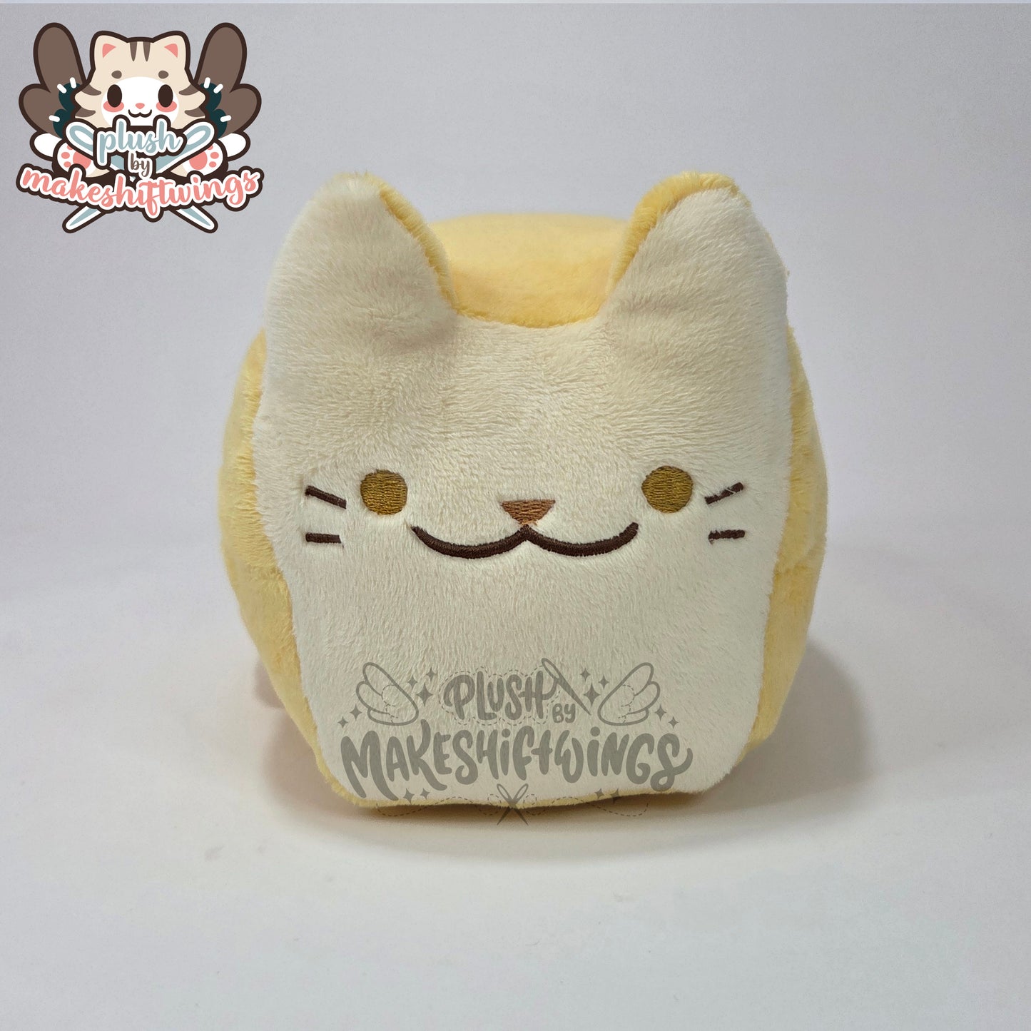 Cat bread loaf - 3mm minky (Plain tail)