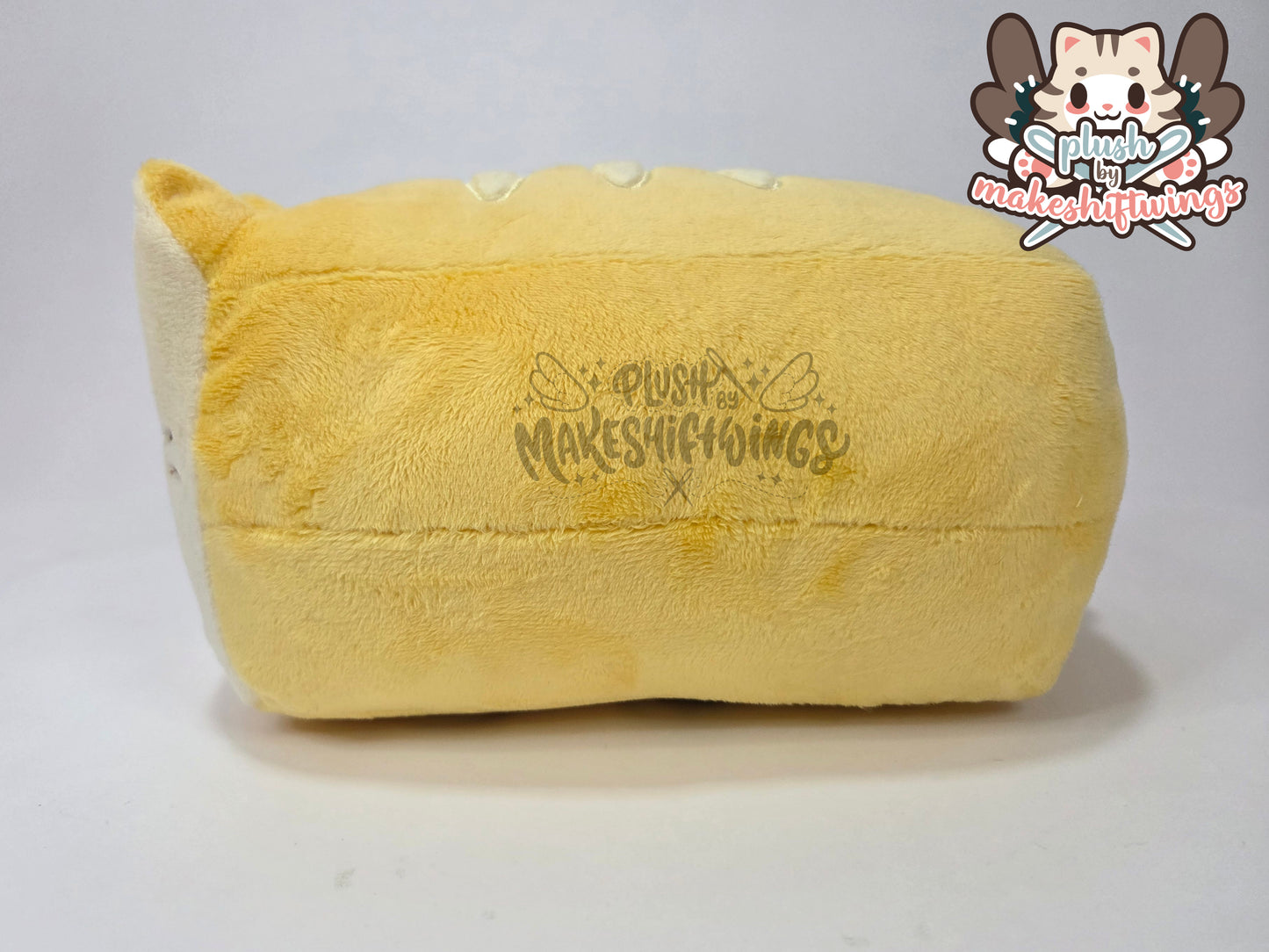 Cat bread loaf - 3mm minky (Plain tail)