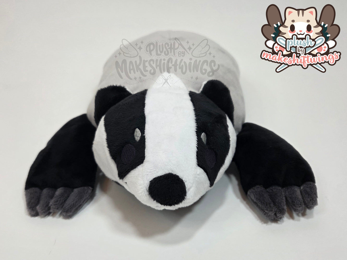Flat Badger Plush (Minky)