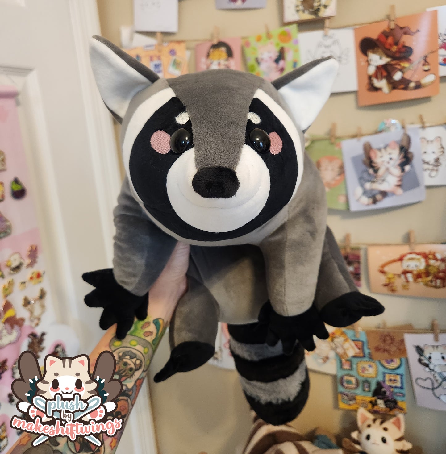 SEWING PATTERN - Raccoon Plush