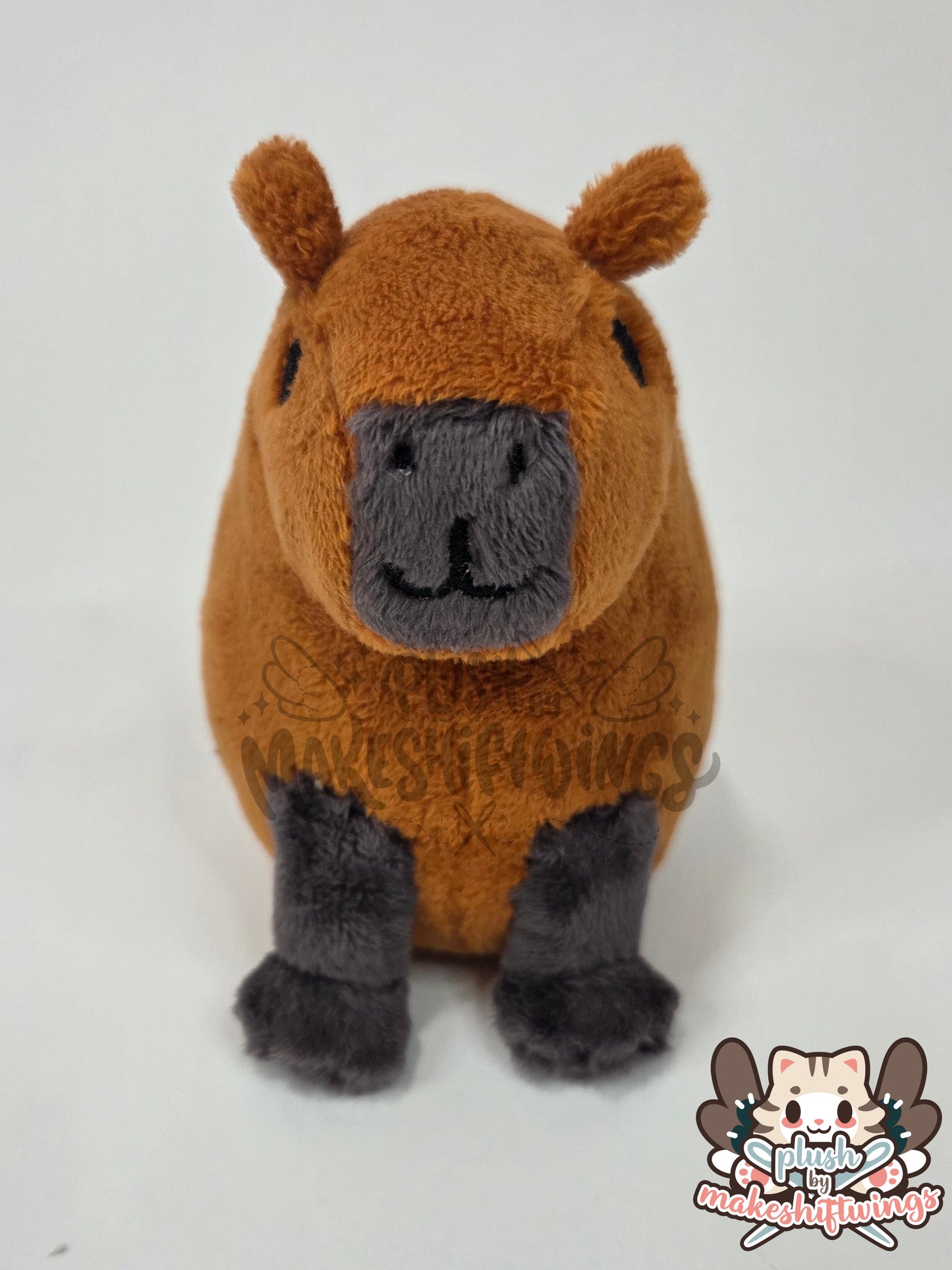 Capybara ramen bowl (minky, open eyes)