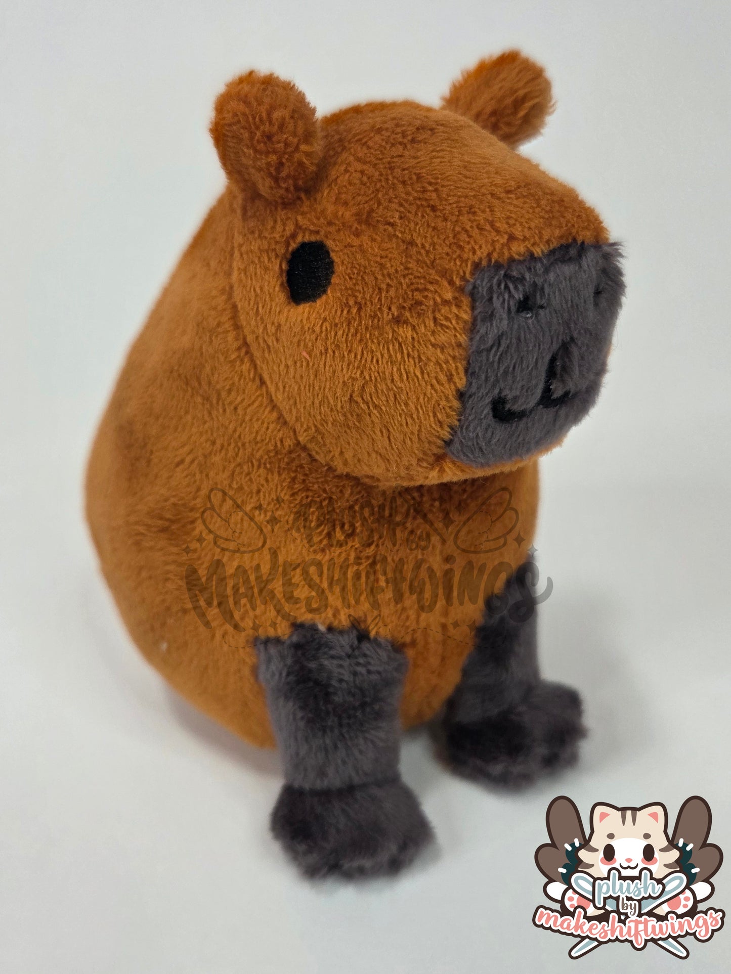 Capybara ramen bowl (minky, open eyes)