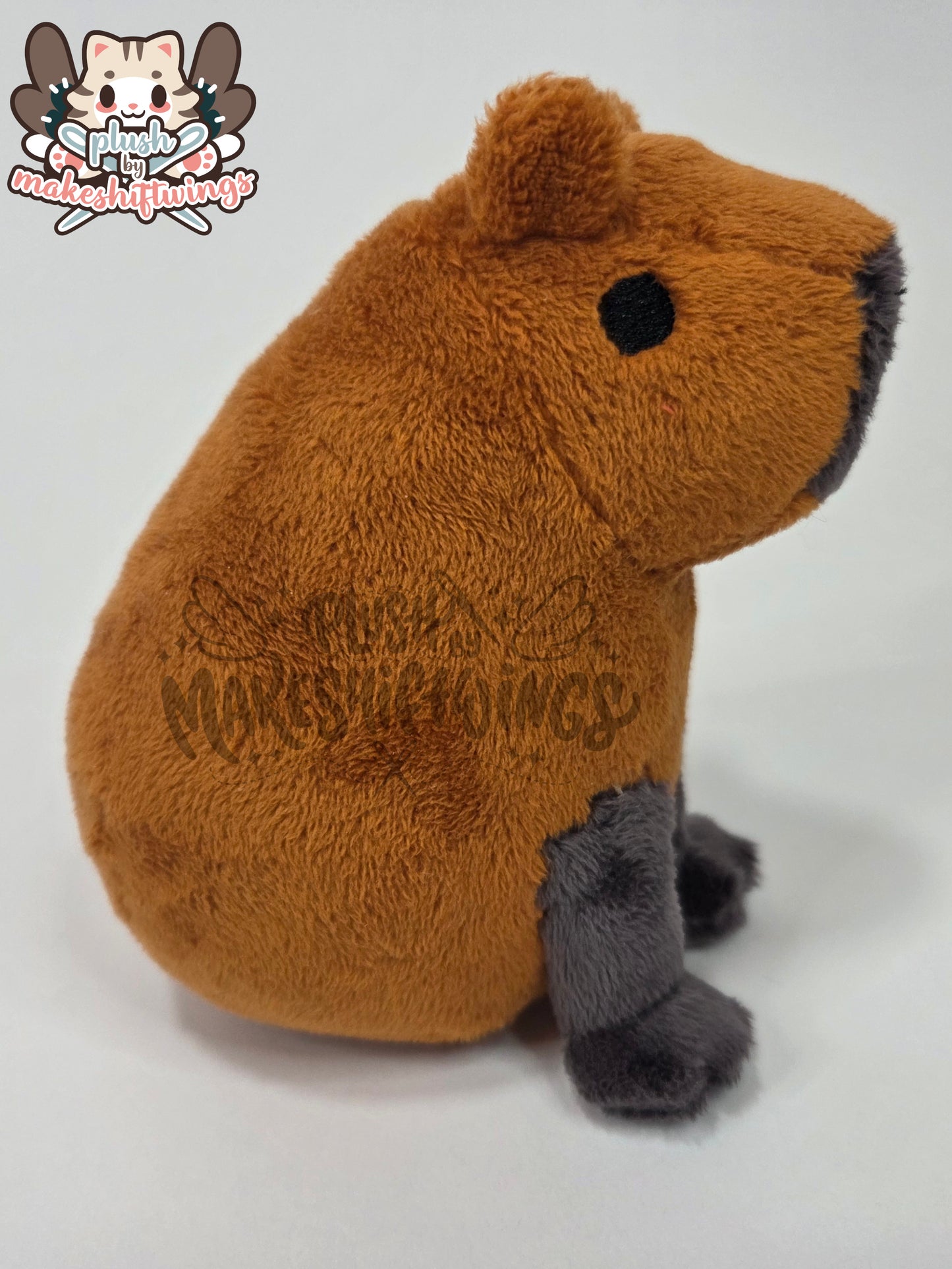 Capybara ramen bowl (minky, open eyes)