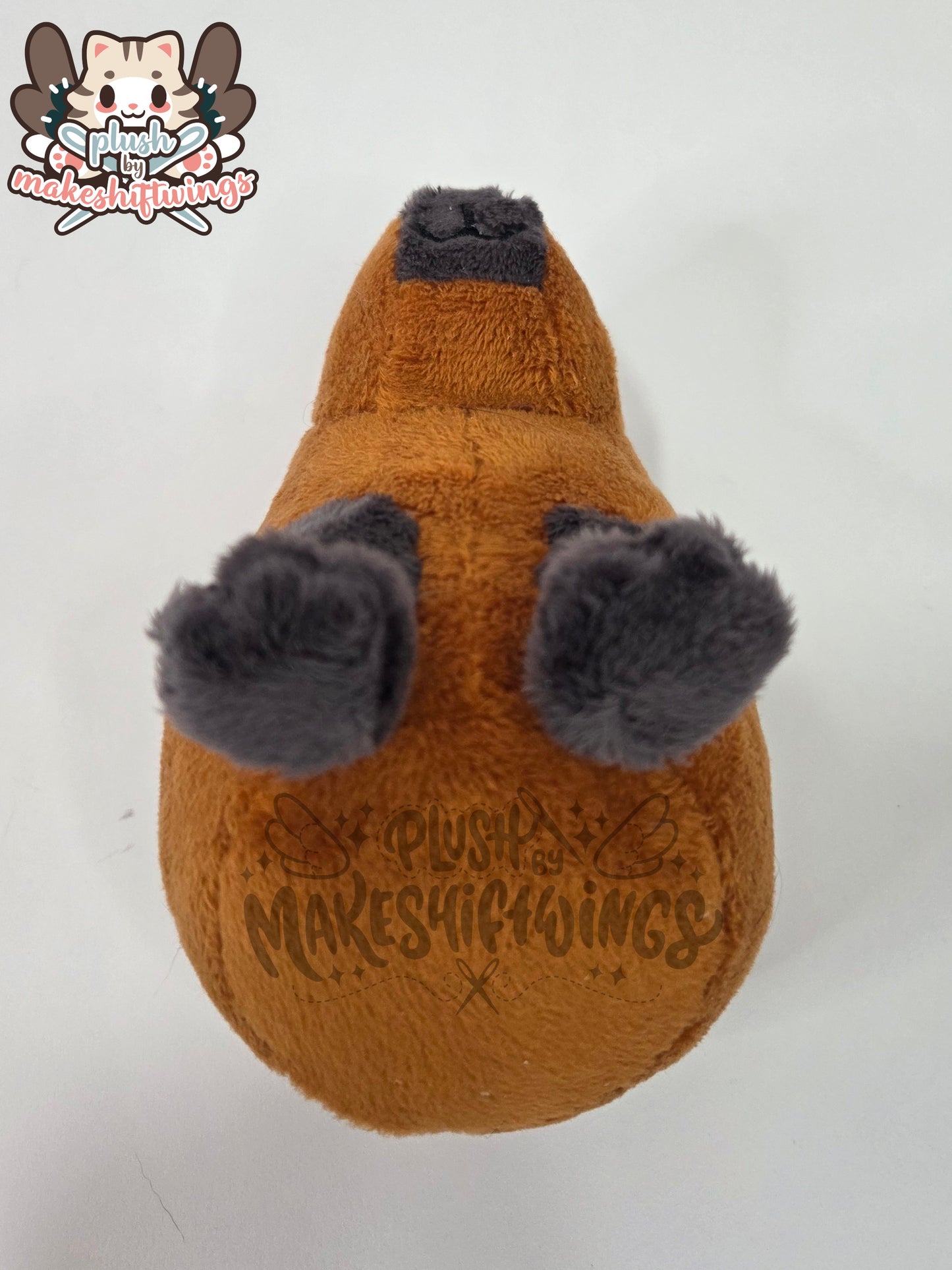 Capybara ramen bowl (minky, open eyes)