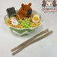 Capybara ramen bowl (minky, open eyes)