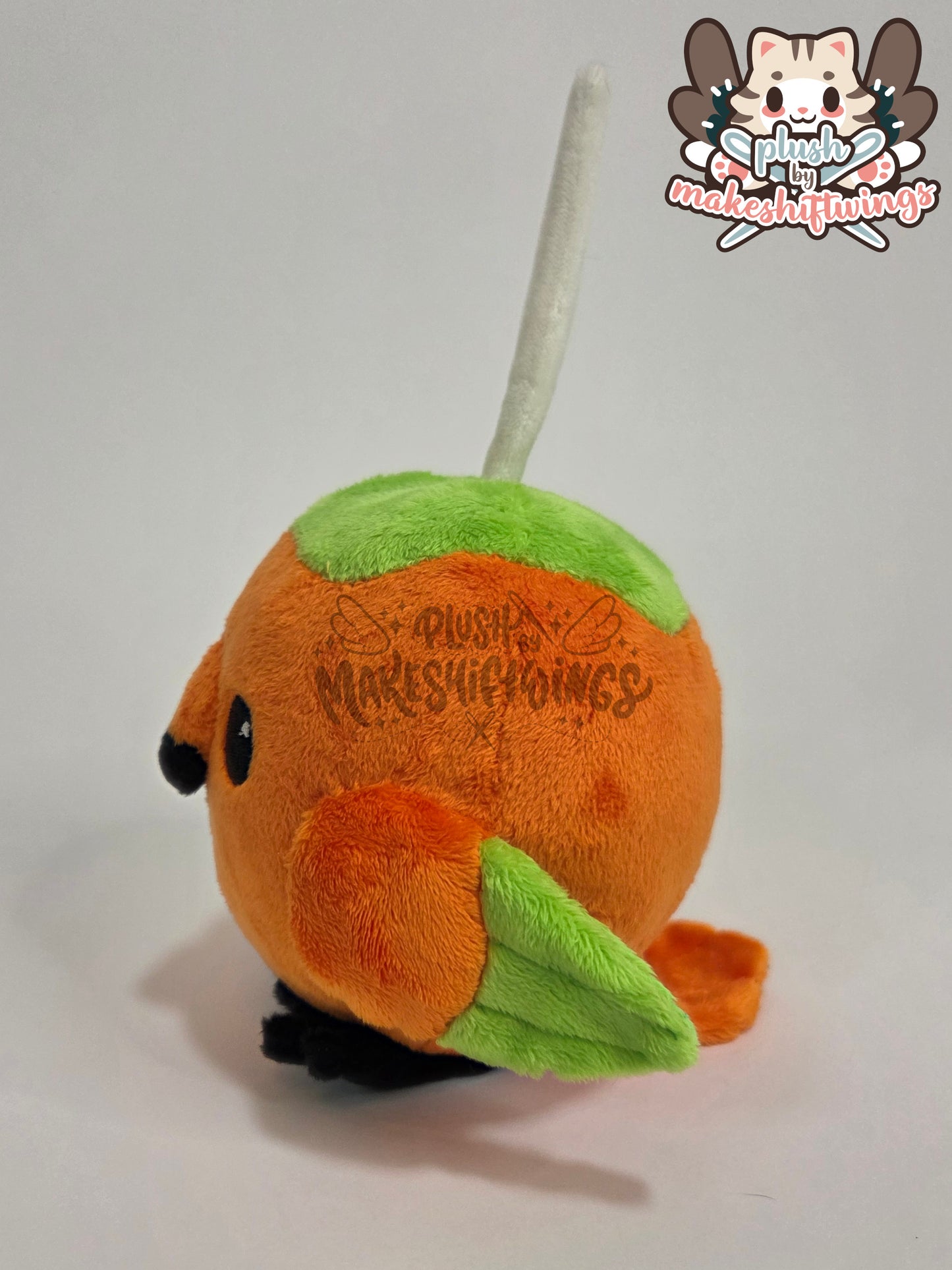 Halloween candy apple owl plush