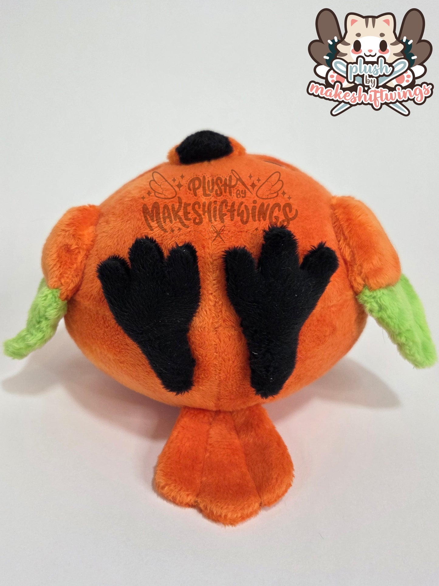 Halloween candy apple owl plush