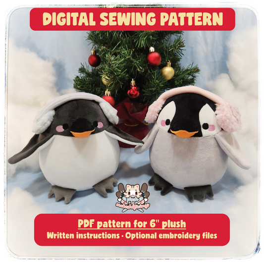 SEWING PATTERN - Cold Penguin Plush