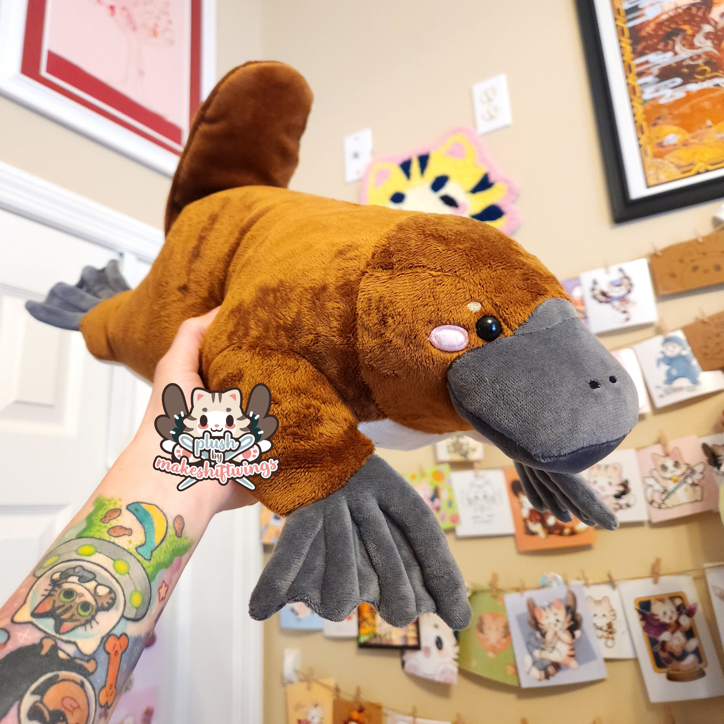 Platypus Plush (3mm minky) – Plush by makeshiftwings