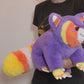 Raccoon plush (purple candy corn)