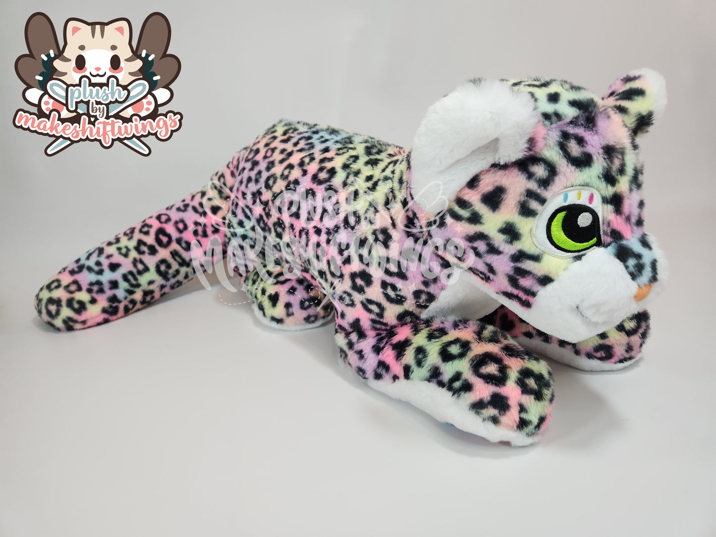 Big Floppy Rainbow Leopard