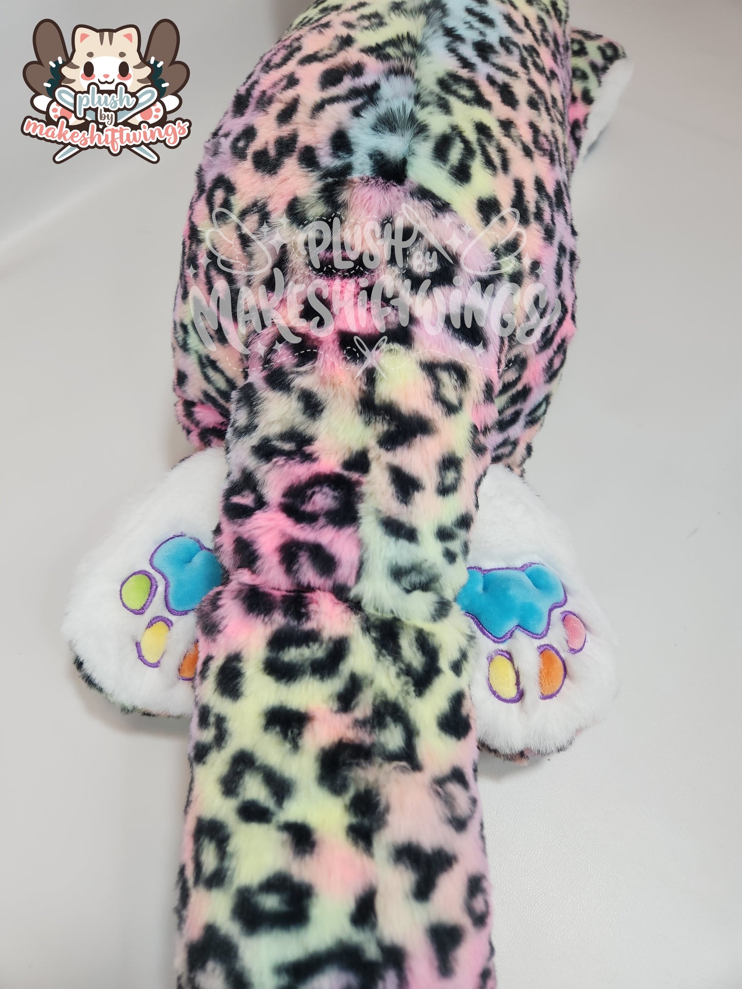 Big Floppy Rainbow Leopard