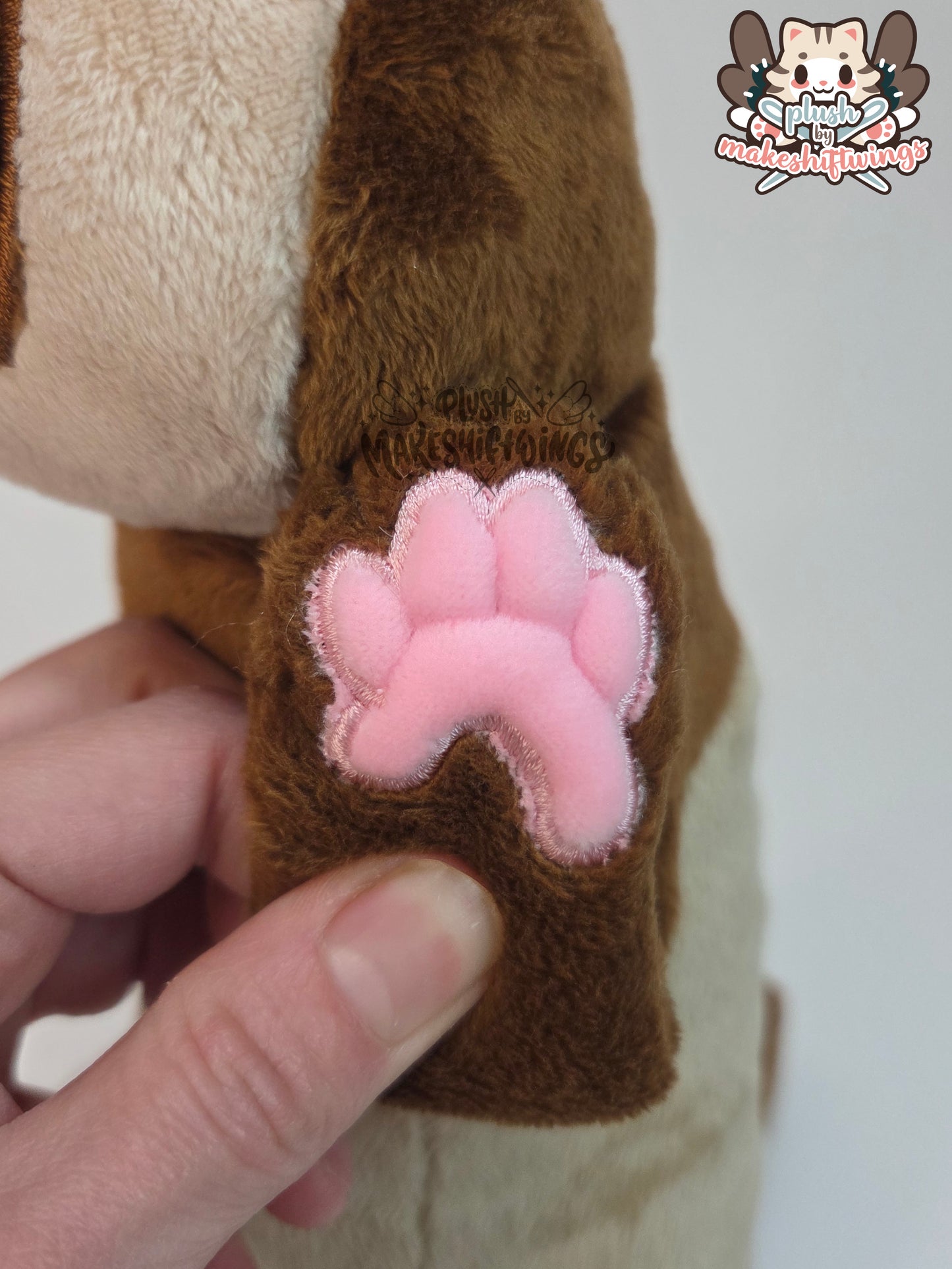 Clown ferret plush