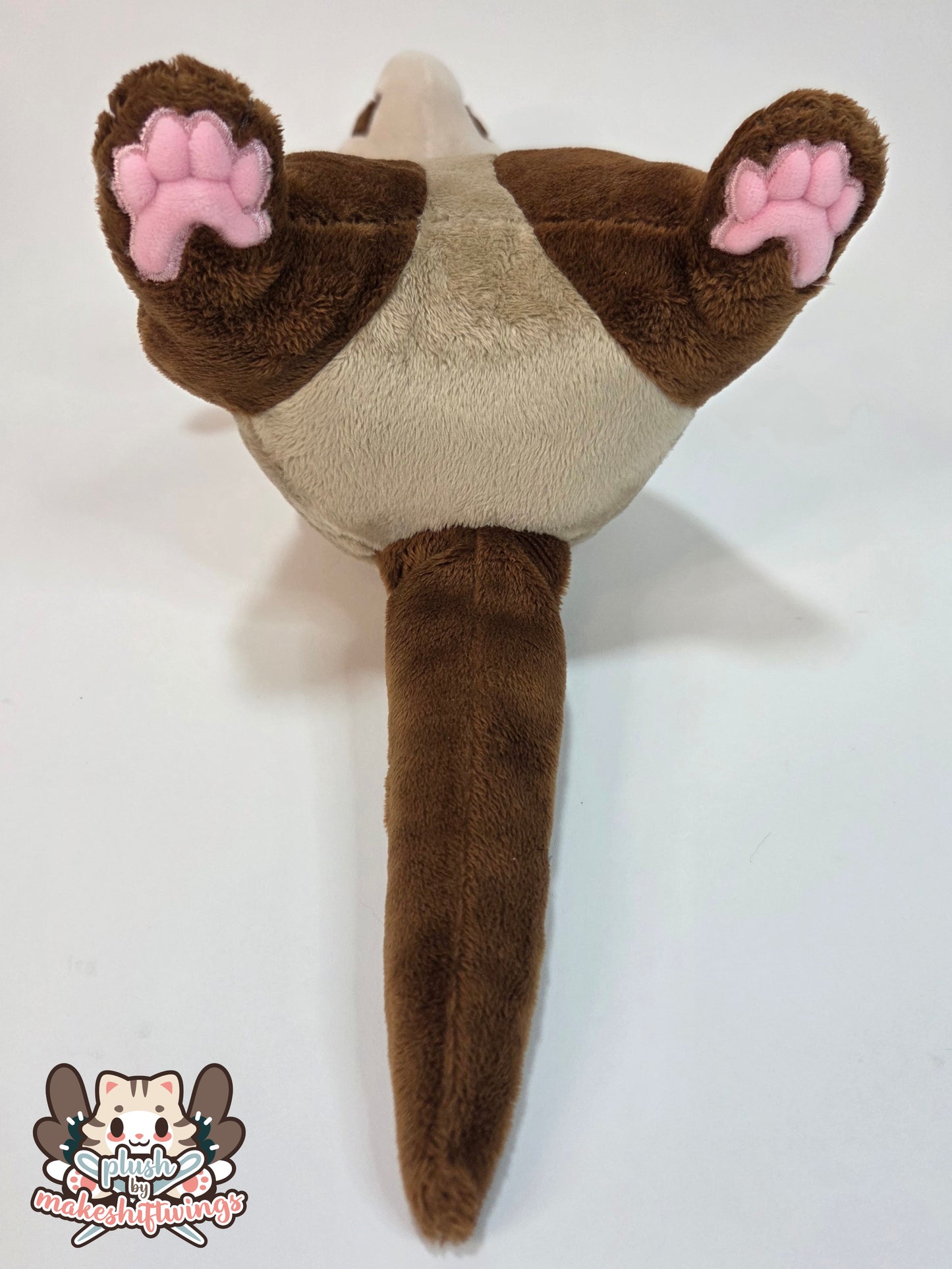 Clown ferret plush